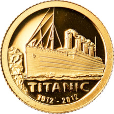 Coin, Cook Islands, Elizabeth II, Dollar, 2012, CIT, MS(65-70), Gold, KM:1375