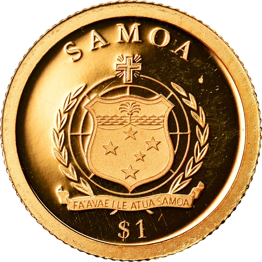 Coin, Samoa, Tala, 2009, B.H. Mayer, MS(65-70), Gold, KM:190