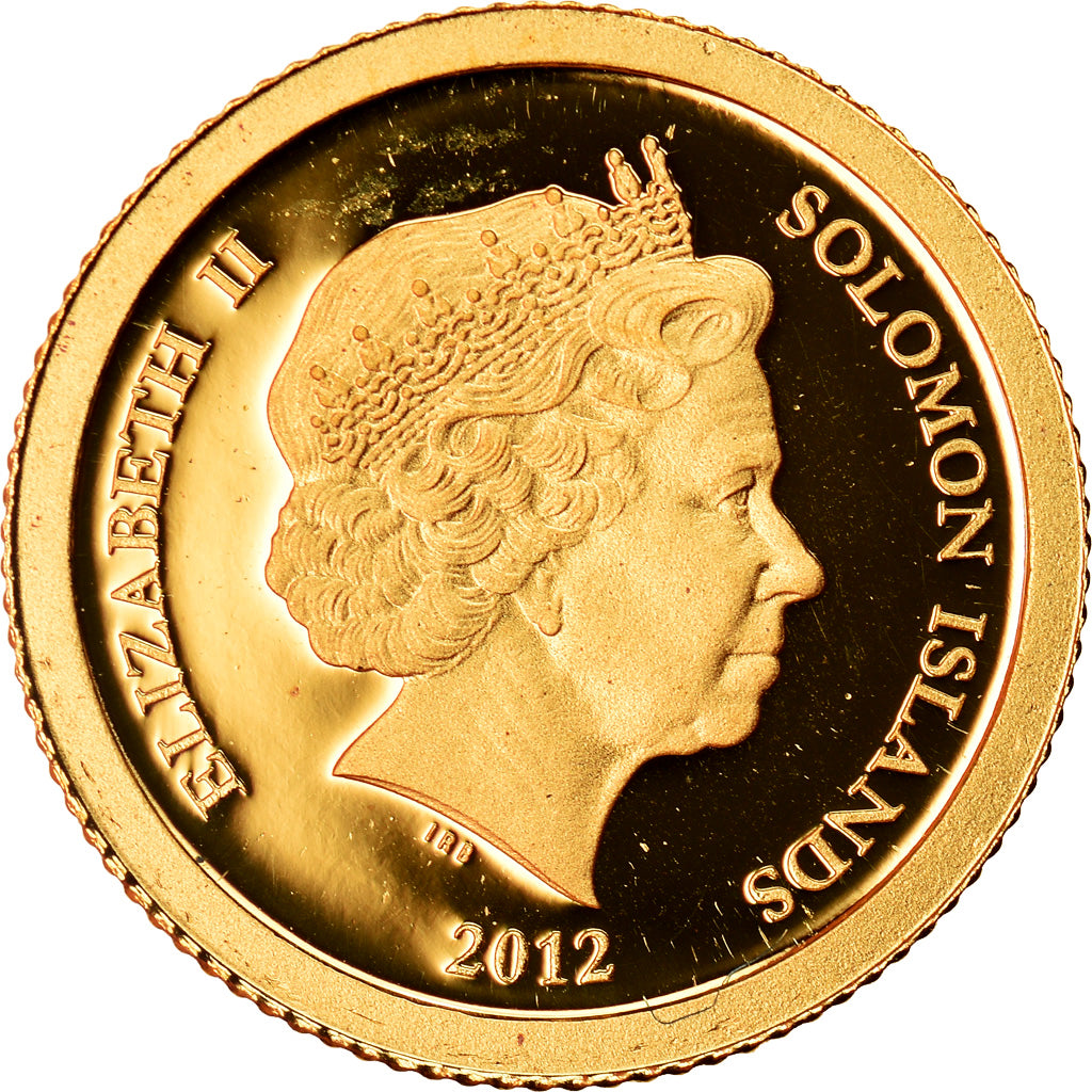 Coin, Solomon Islands, Elizabeth II, 5 Dollars, 2012, B.H. Mayer, MS(65-70)