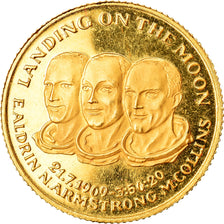 United States, Medal, Landing on the Moon, N.Amstrong, 1969, MS(63), Gold