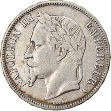 Moneta, Francia, Napoleon III, Napoléon III, 5 Francs, 1867, Paris, BB