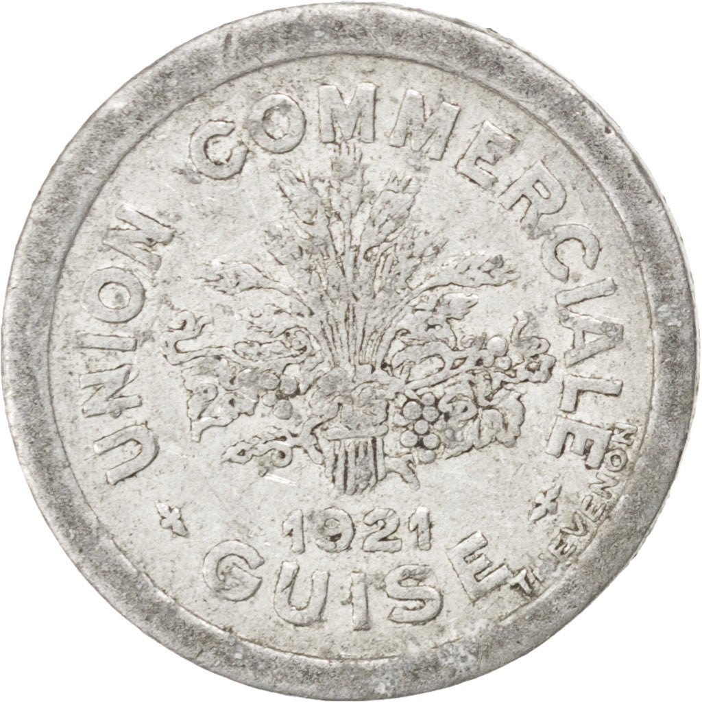 France, 5 Centimes, 1921, VF(30-35), Aluminium, Elie #15.1, 0.89