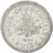 France, 5 Centimes, 1921, VF(30-35), Aluminium, Elie #15.1, 0.89