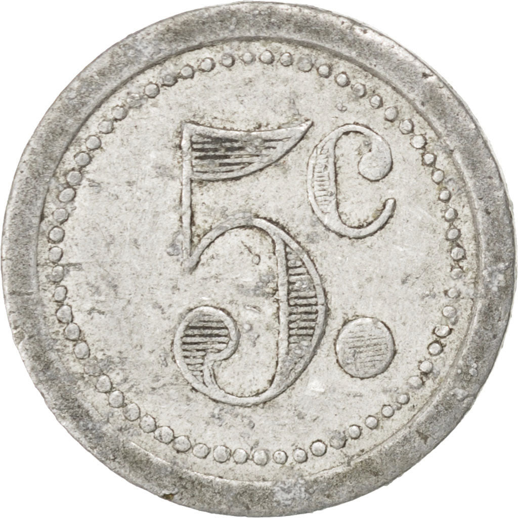 France, 5 Centimes, 1921, VF(30-35), Aluminium, Elie #15.1, 0.89