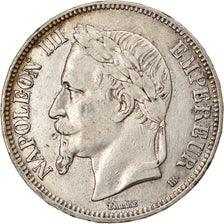 Coin, France, Napoléon III, 5 Francs, 1869, Strasbourg, EF(40-45), Silver