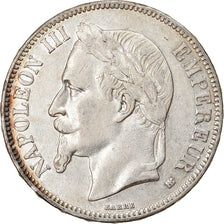Monnaie, France, Napoléon III, 5 Francs, 1869, Strasbourg, TTB, Argent