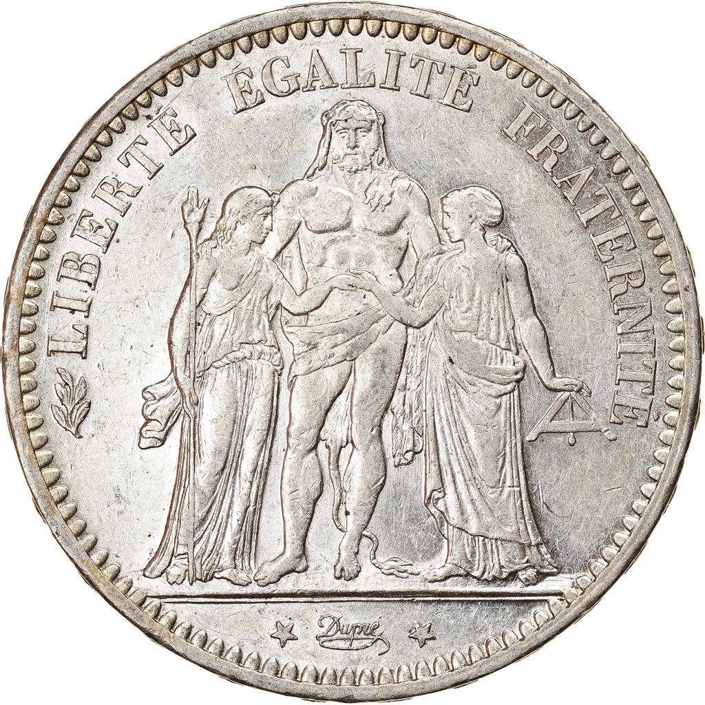 Coin, France, Hercule, 5 Francs, 1873, Paris, AU(50-53), Silver, KM:820.1