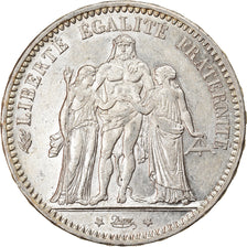 Coin, France, Hercule, 5 Francs, 1873, Paris, AU(50-53), Silver, KM:820.1