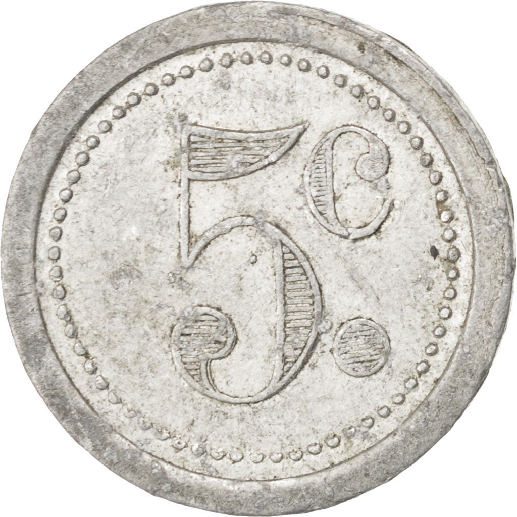 Guise, Union Commerciale, 5 Centimes 1921, Elie 15.1