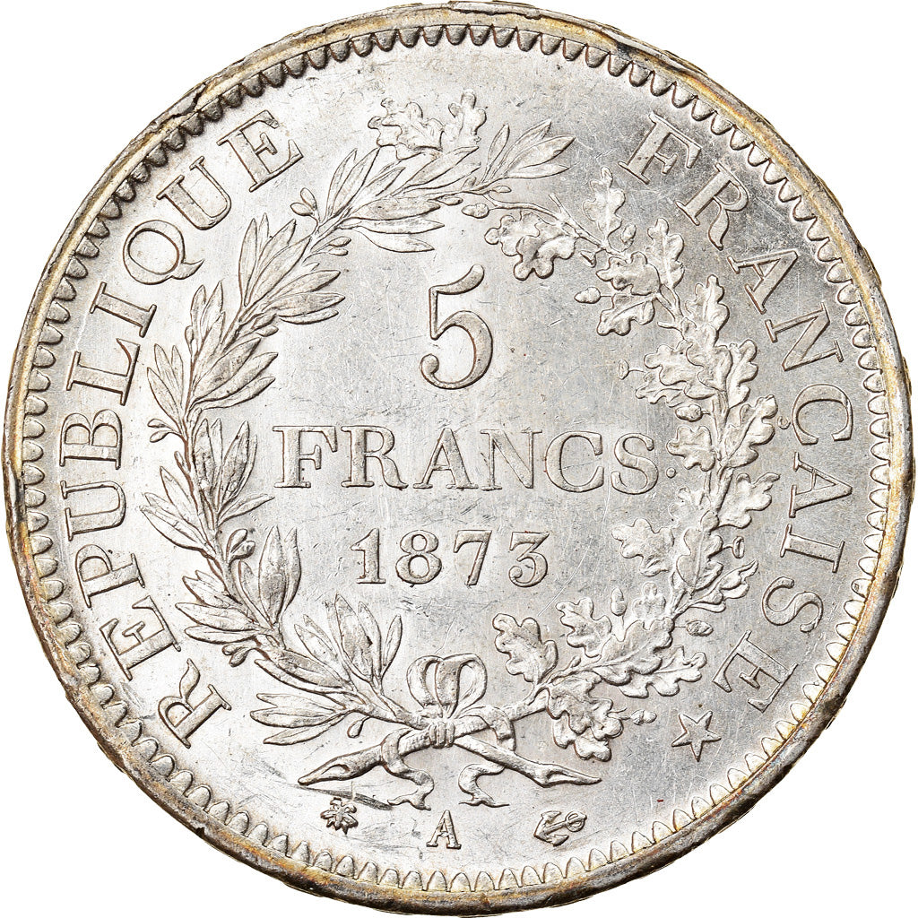 Monnaie, France, Hercule, 5 Francs, 1873, Paris, SUP+, Argent, Gadoury:745a