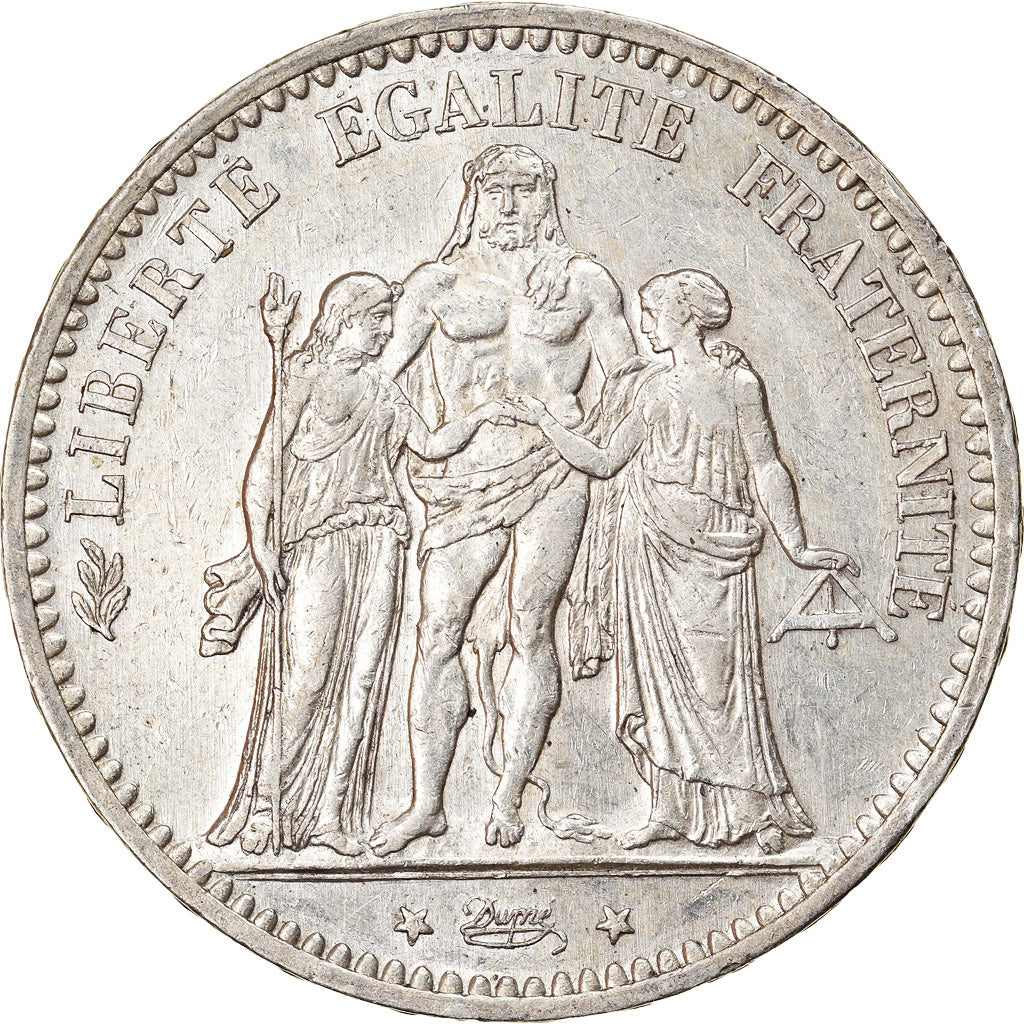 Coin, France, Hercule, 5 Francs, 1874, Paris, AU(50-53), Silver, KM:820.1