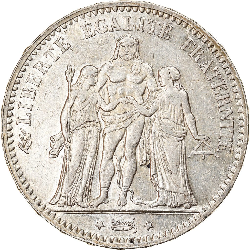 Monnaie, France, Hercule, 5 Francs, 1877, Paris, TTB+, Argent, Gadoury:745a
