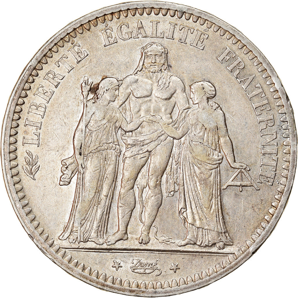 Monnaie, France, Hercule, 5 Francs, 1848, Paris, TTB+, Argent, Gadoury:683