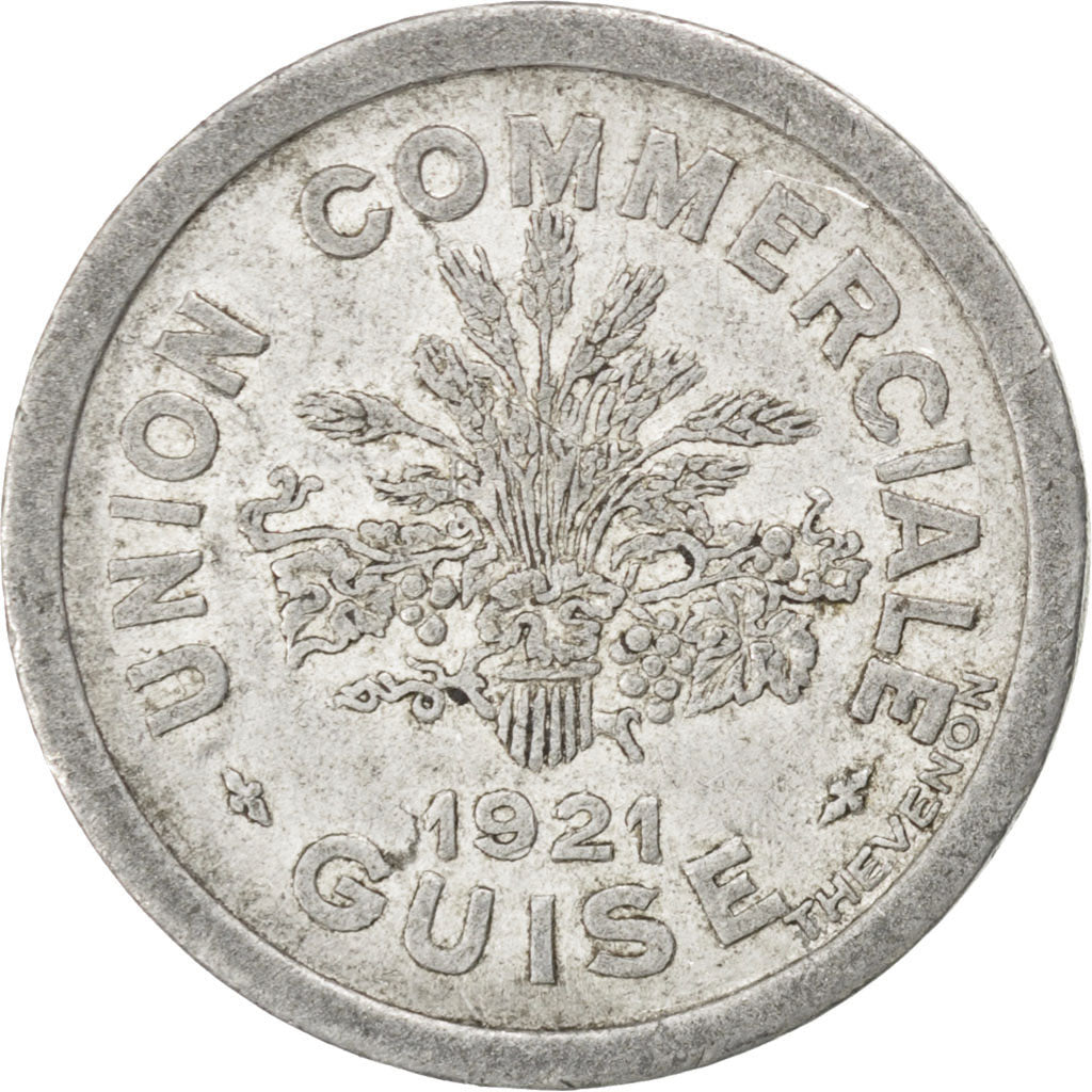 Francia, 10 Centimes, 1921, BB, Alluminio, Elie:15.2
