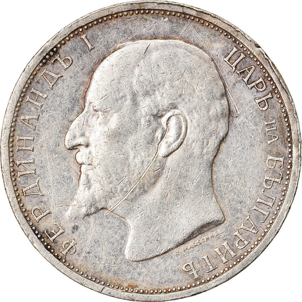 Monnaie, Bulgarie, Lev, 1913, TTB, Argent, KM:31