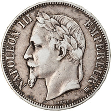 Monnaie, France, Napoléon III, 5 Francs, 1868, Strasbourg, TTB, Argent