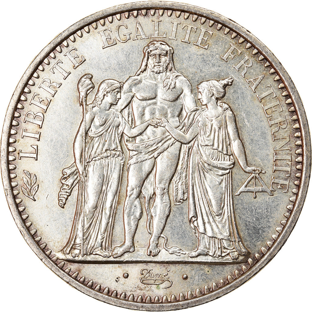 Munten, Frankrijk, Hercule, 10 Francs, 1972, Paris, PR+, Zilver, KM:932