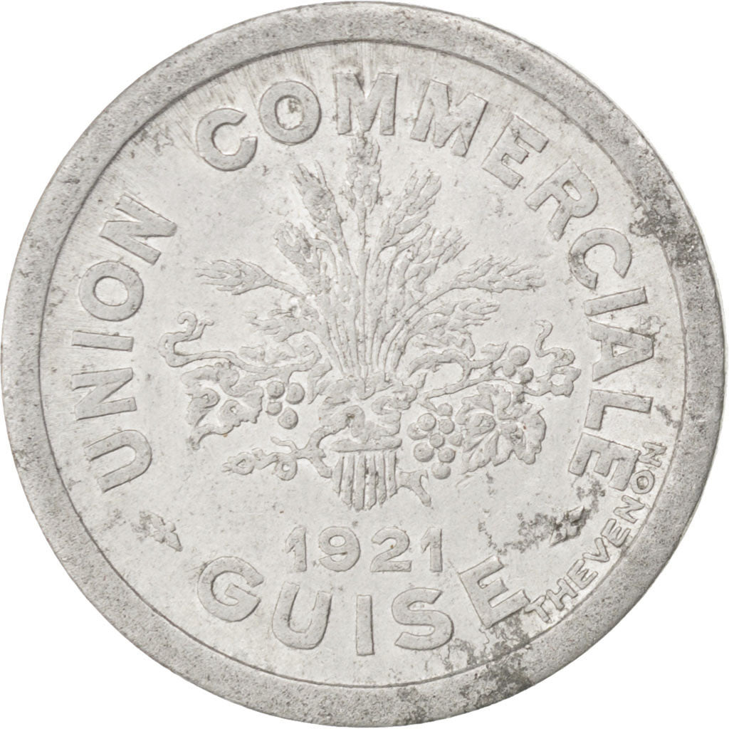 Guise, Union Commerciale, 10 Centimes 1921, Elie 15.2