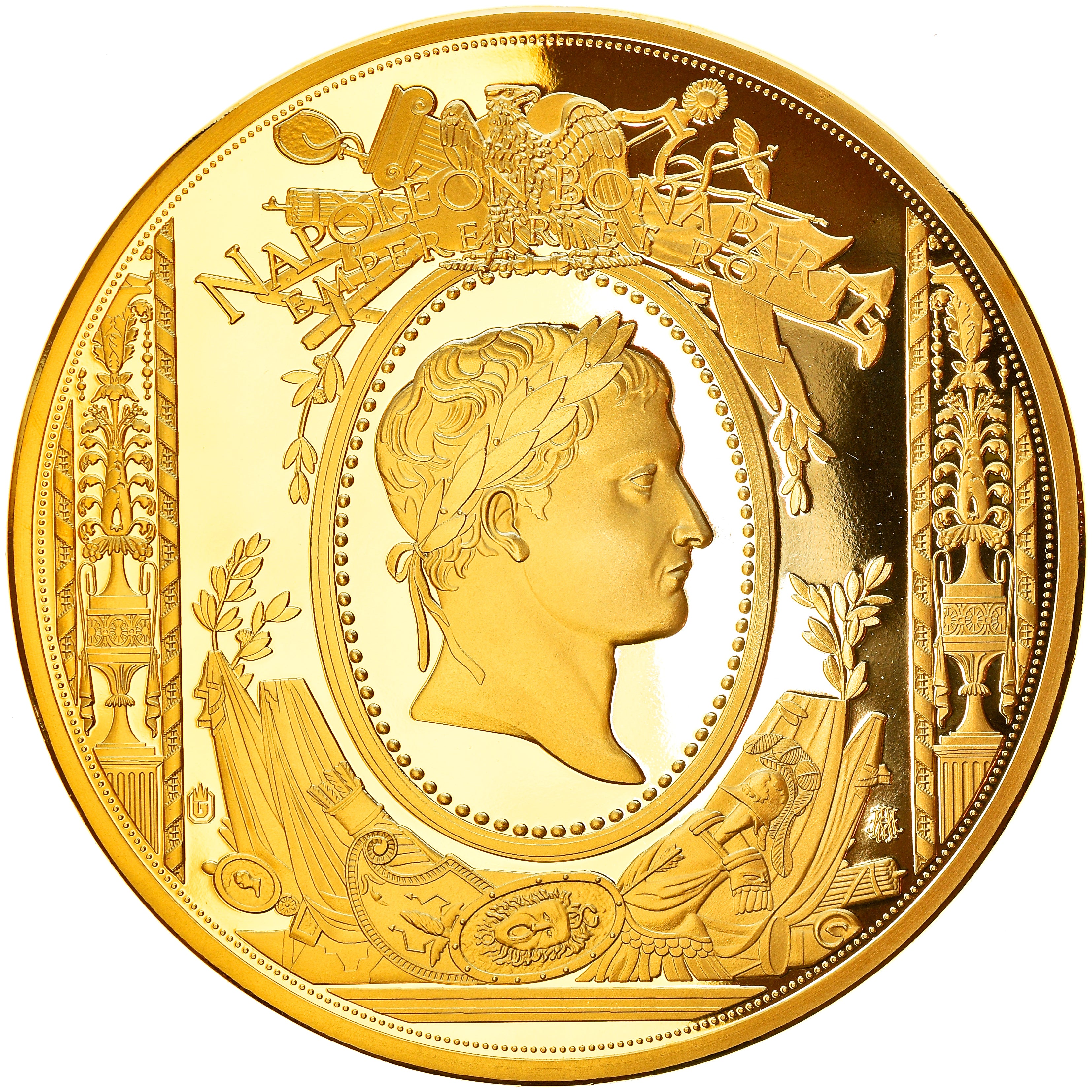 France, Medal, Napoléon Ier, History, MS(65-70), Copper Gilt