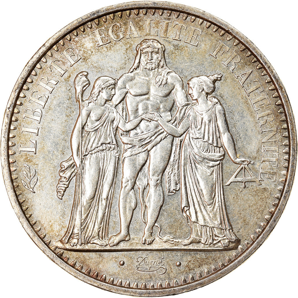 Coin, France, Hercule, 10 Francs, 1972, Paris, MS(60-62), Silver, KM:932