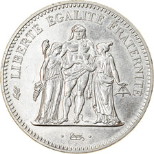 Coin, France, Hercule, 50 Francs, 1974, Avers 20 francs, AU(55-58), Silver
