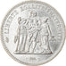 Coin, France, Hercule, 50 Francs, 1974, Avers 20 francs, AU(55-58), Silver