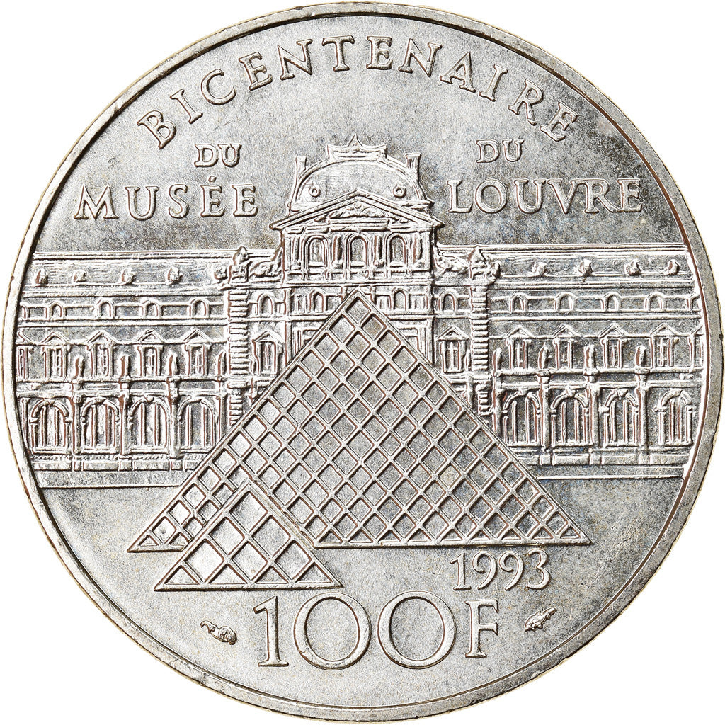 Coin, France, Liberté guidant le peuple, 100 Francs, 1993, MS(63), Silver