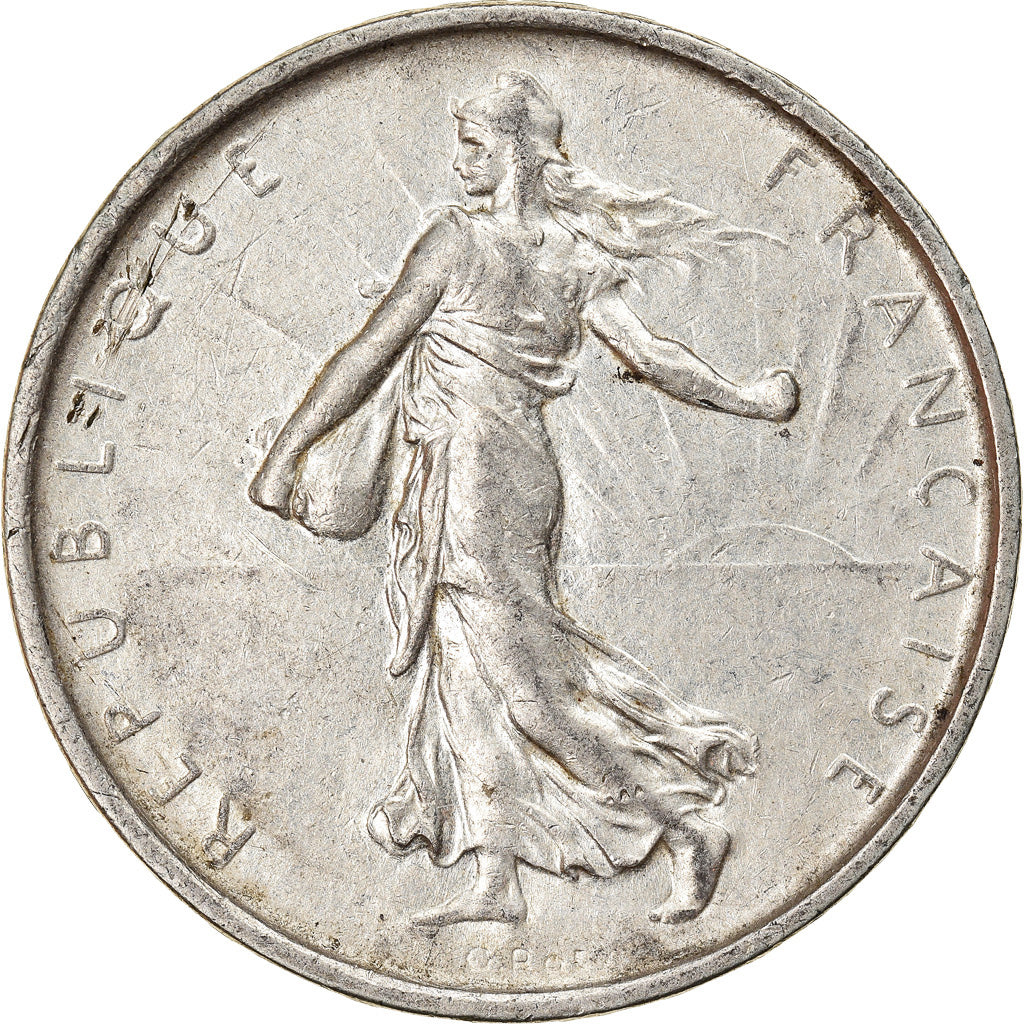 Coin, France, Semeuse, 5 Francs, 1968, Paris, AU(50-53), Silver, KM:926