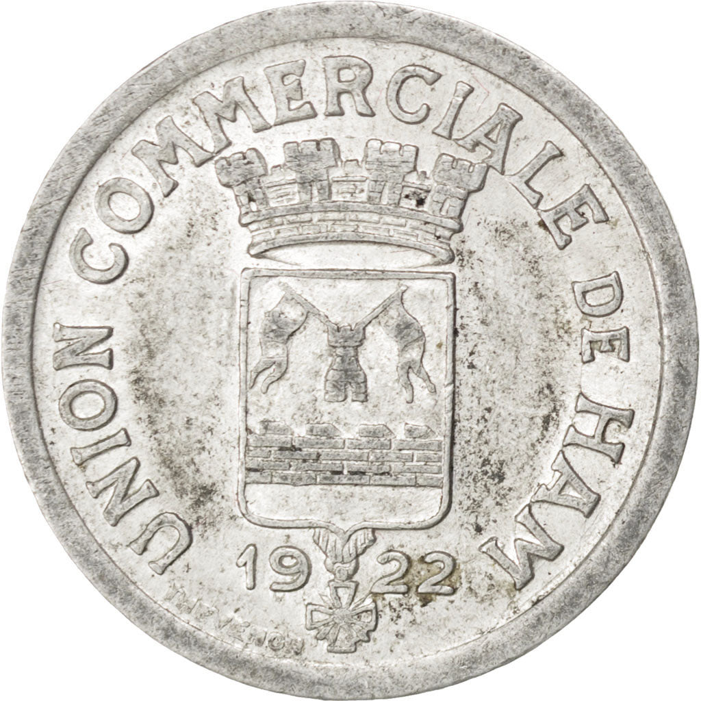 France, 10 Centimes, 1922, EF(40-45), Aluminium, Elie #10.2, 1.31
