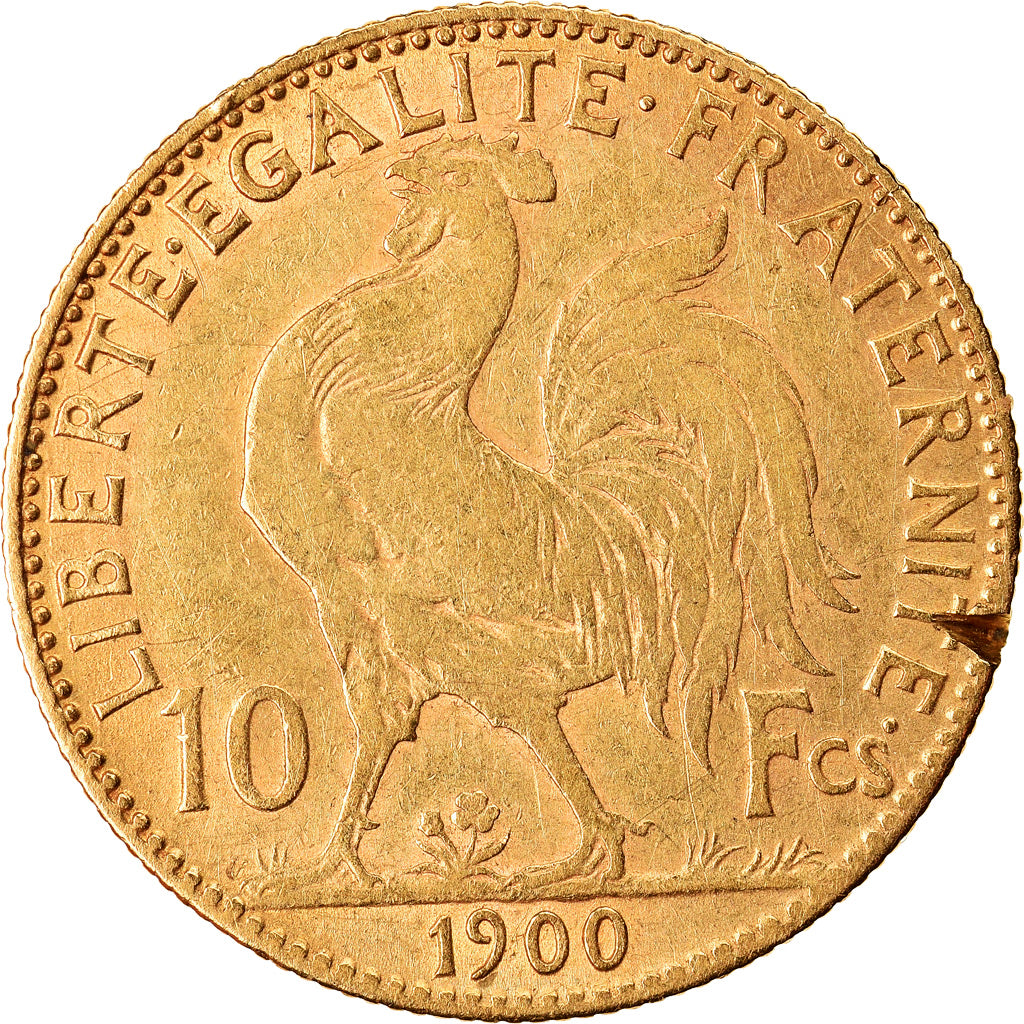 Monnaie, France, Marianne, 10 Francs, 1900, Paris, TTB, Or, Gadoury:1017, KM:846