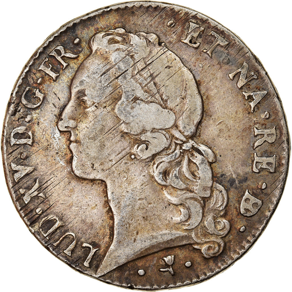 Münze, Frankreich, Louis XV, Écu de Béarn au bandeau, Ecu, 1765, Pau, S+