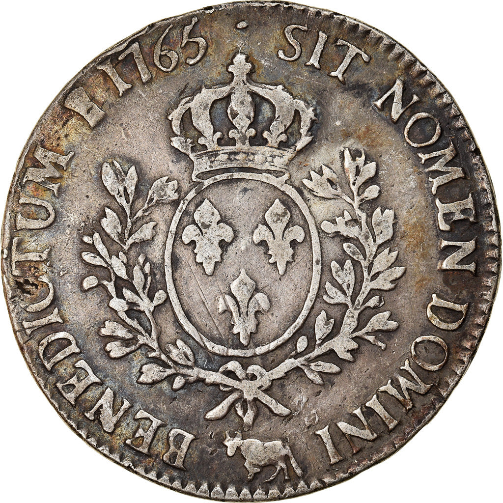 Münze, Frankreich, Louis XV, Écu de Béarn au bandeau, Ecu, 1765, Pau, S+