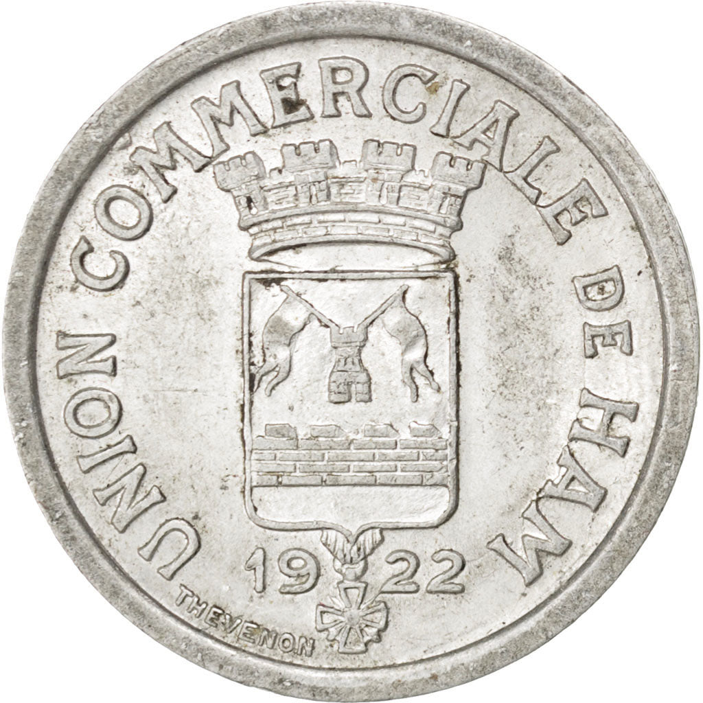 France, 10 Centimes, 1922, AU(50-53), Aluminium, Elie #10.2, 1.39