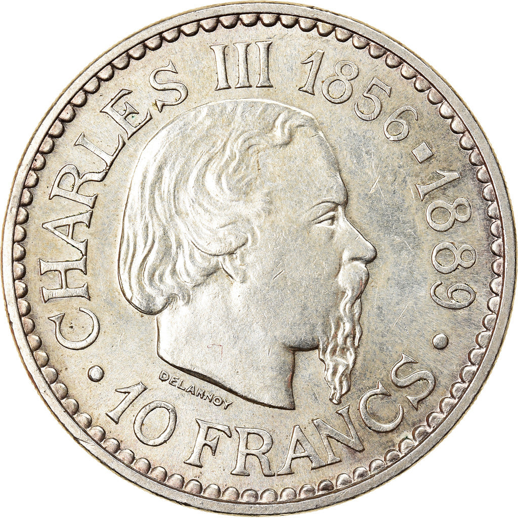 Coin, Monaco, Rainier III, 10 Francs, 1966, Paris, MS(60-62), Silver, KM:146
