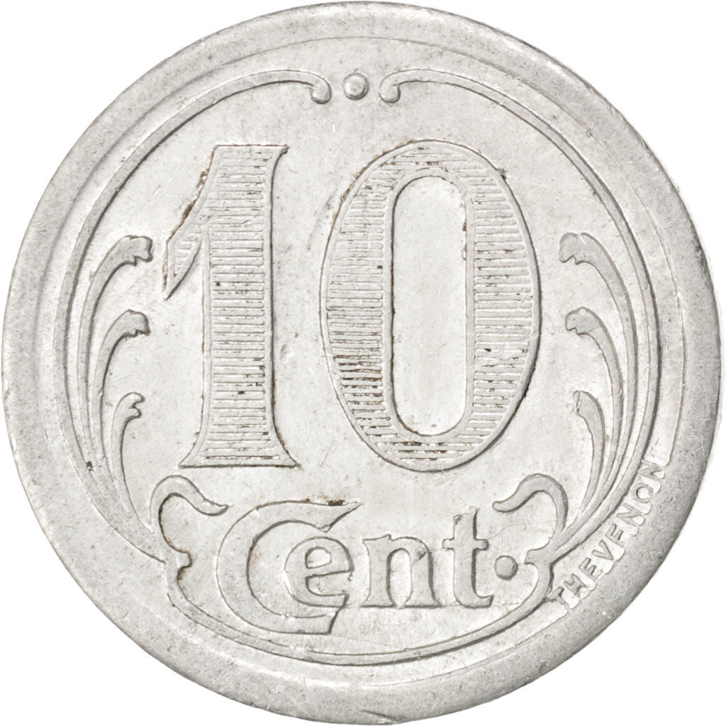 Francia, 10 Centimes, 1922, SPL-, Alluminio, Elie:10.2