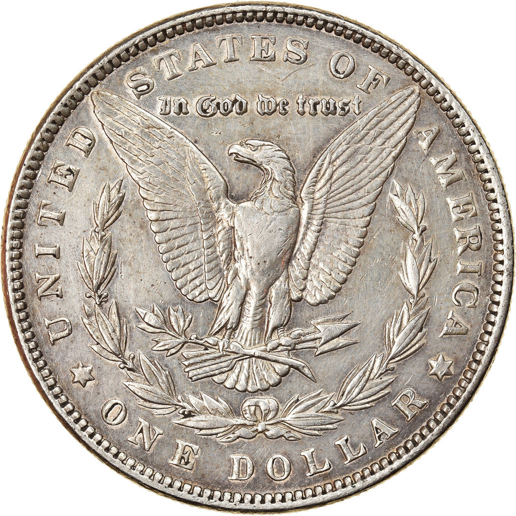 Coin, United States, Morgan Dollar, Dollar, 1881, U.S. Mint, EF(40-45), Silver