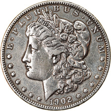 Monnaie, États-Unis, Morgan Dollar, Dollar, 1902, U.S. Mint, TTB, Argent