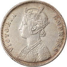 Coin, INDIA-BRITISH, Victoria, Rupee, 1877, AU(50-53), Silver, KM:492