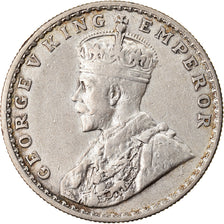 Coin, INDIA-BRITISH, George V, Rupee, 1918, Calcutta, AU(50-53), Silver, KM:524