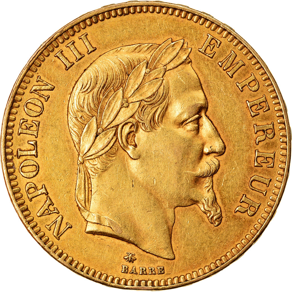 Monnaie, France, Napoleon III, Napoléon III, 100 Francs, 1869, Paris, TTB+, Or