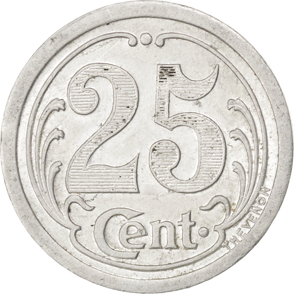 Monnaie, France, 25 Centimes, 1922, TTB+, Aluminium, Elie:10.3