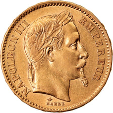 Monnaie, France, Napoleon III, 20 Francs, 1866, Paris, SUP, Or, Gadoury:1062