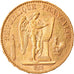 Moneda, Francia, Génie, 20 Francs, 1889, Paris, MBC+, Oro, KM:825, Gadoury:1063