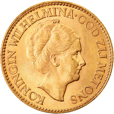 Moneta, Paesi Bassi, Wilhelmina I, 10 Gulden, 1932, Utrecht, SPL, Oro, KM:162