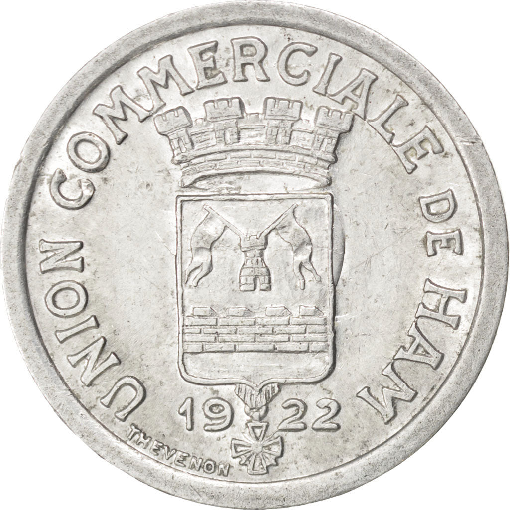 France, 25 Centimes, 1922, AU(50-53), Aluminium, Elie #10.3, 2.06