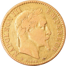 Coin, France, Napoleon III, Napoléon III, 10 Francs, 1864, Strasbourg