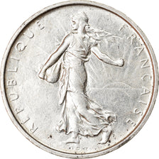 Moneda, Francia, Semeuse, 5 Francs, 1969, MBC+, Plata, KM:926, Gadoury:770