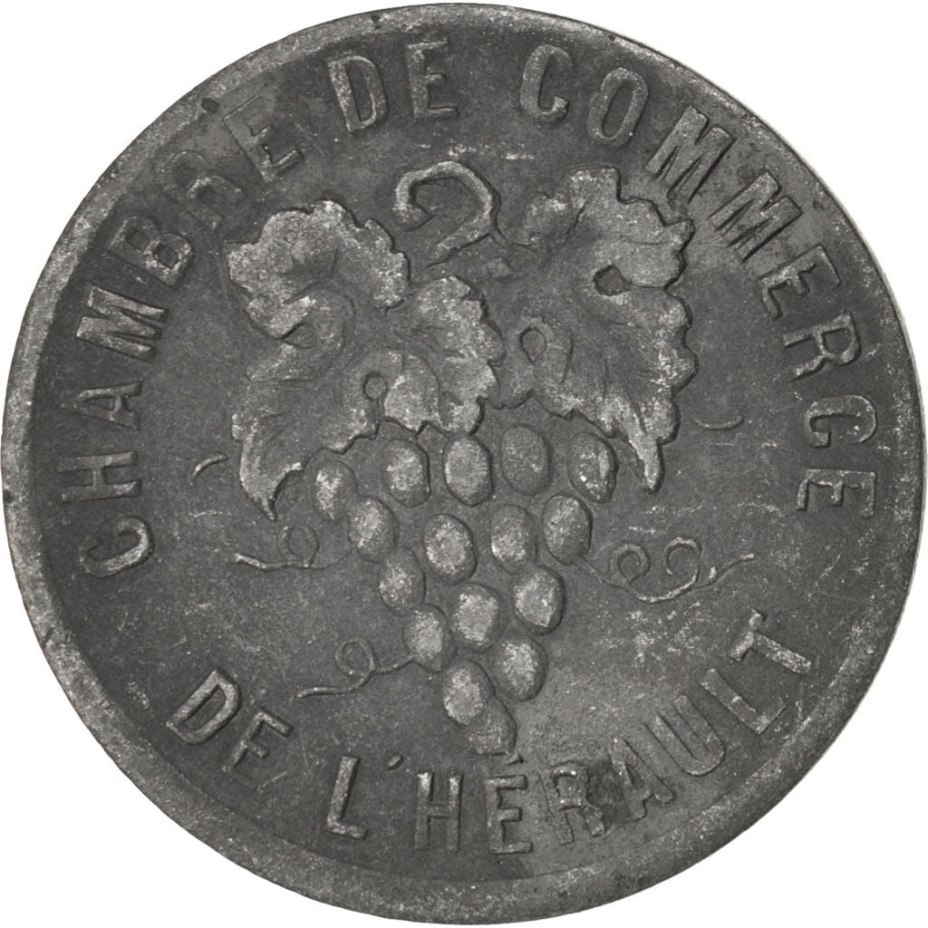 France, 5 Centimes, VF(30-35), Zinc, Elie #10.1, 3.14