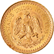 Coin, Mexico, 2 1/2 Pesos, 1945, Mexico, MS(63), Gold, KM:20