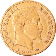 Coin, France, Napoleon III, Napoléon III, 10 Francs, 1865, Strasbourg